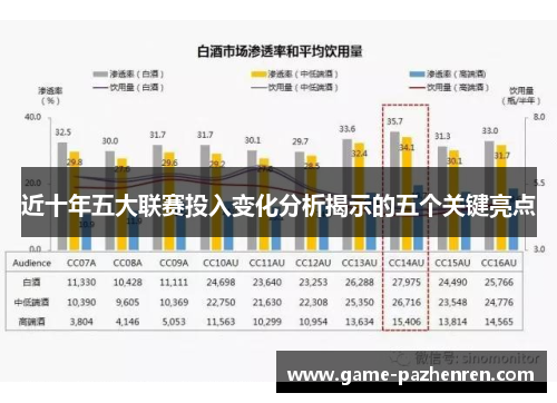 近十年五大联赛投入变化分析揭示的五个关键亮点
